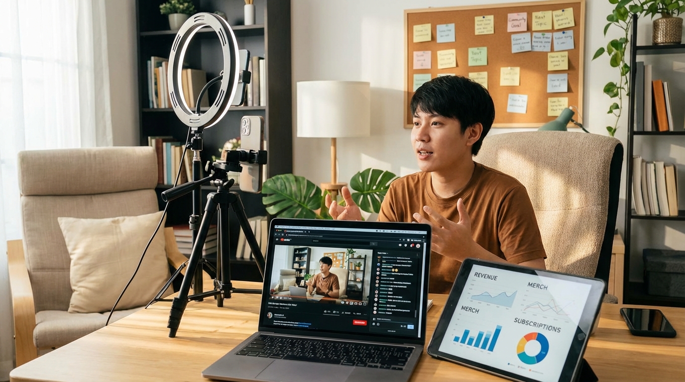 A diversified, direct-to-fan creator business in action