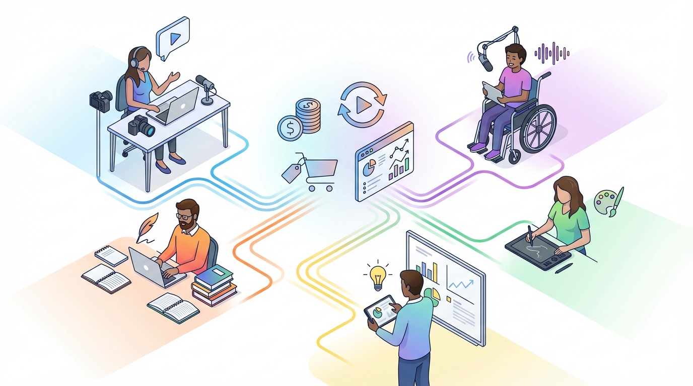 The rapidly growing 2025 content creator economy and its monetization channels