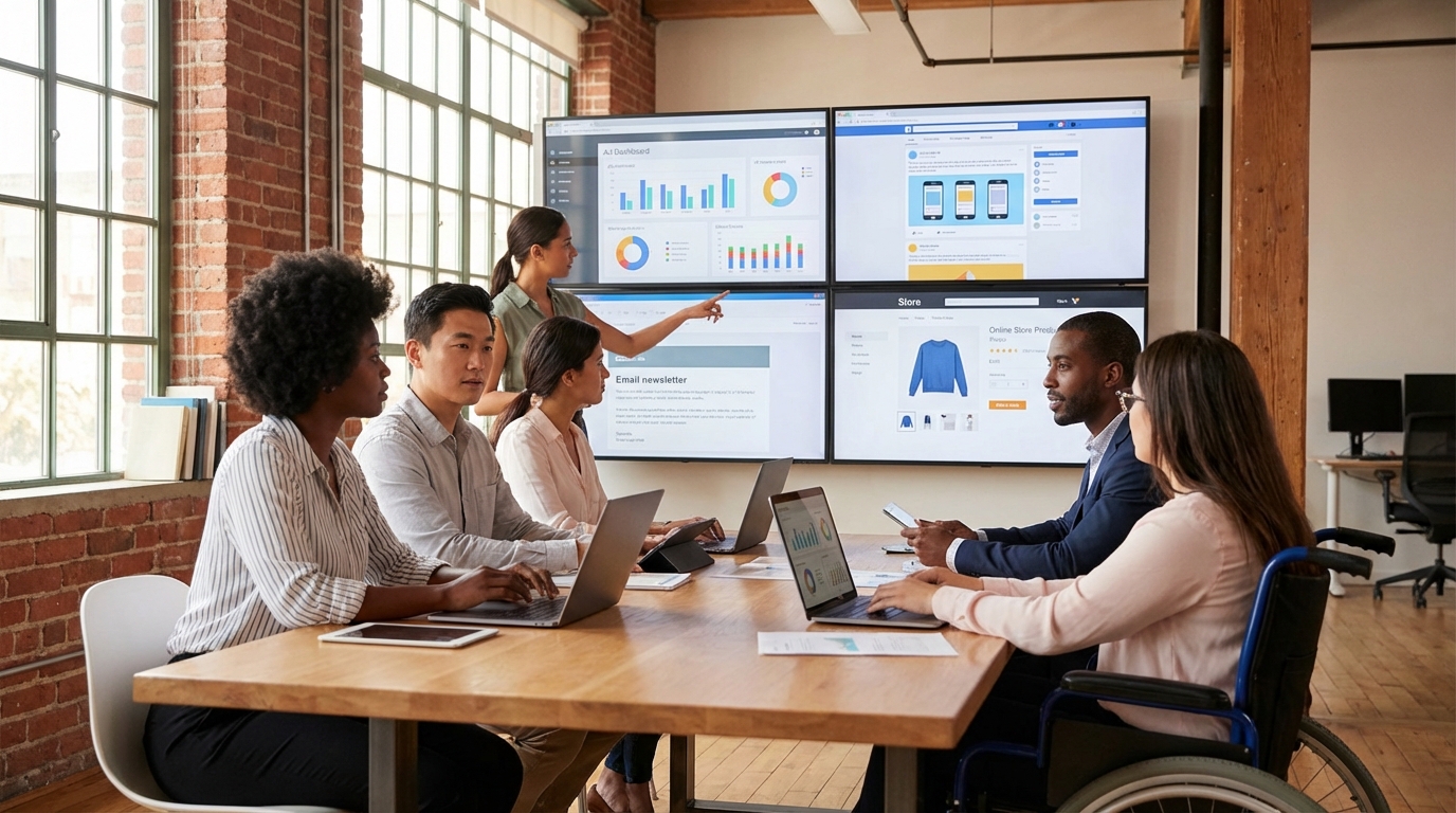 Creators and marketers working together to repurpose content across channels.